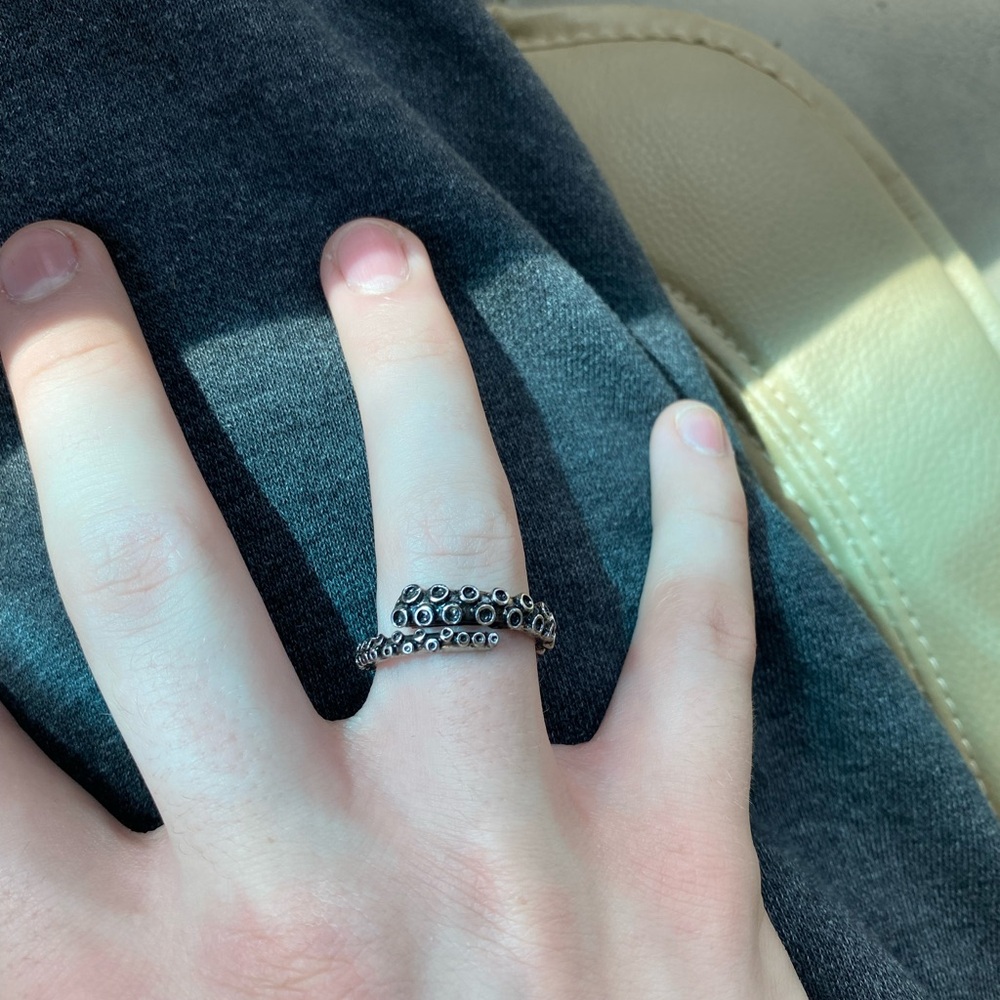 Tentacle Goth Ring (OS)